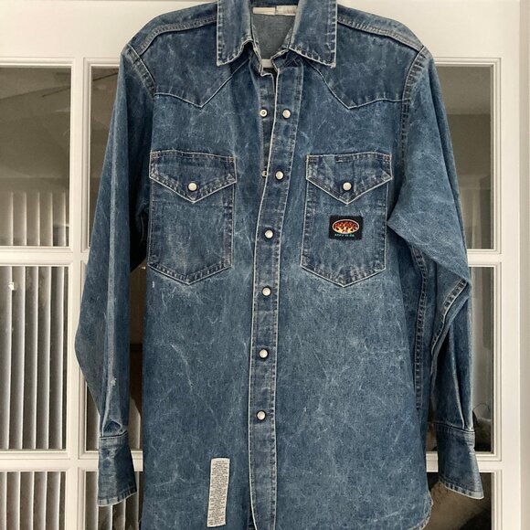 Rasco | Jackets & Coats | Rasco Vintage Thick Denim Fire Retardant ...